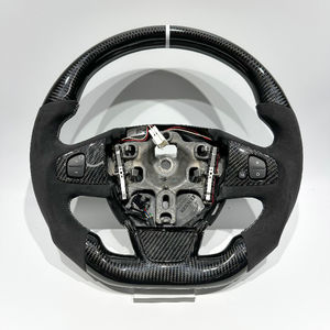 Usine vente chaude noir Fiber de carbone daim cuir Fiber de carbone volant de voiture pour Renault <span class=keywords><strong>Megane</strong></span> RS <span class=keywords><strong>Megane</strong></span> 3 <span class=keywords><strong>Megane</strong></span> 4 Matt - Product Image 1