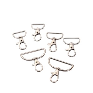 Ganchos giratorios de aleación de zinc y hebillas de boca de pez de 3 y 6 puntos, accesorios fuertes de metal para bolsos y equipaje, herrajes para joyería DIY y etiquetas de nombre. - Product Image 2
