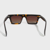 Lunettes de soleil tendance Gafas, lunettes rétro carrées, lunettes de soleil en acétate de luxe, lunettes de soleil vintage à double pont, lunettes de soleil polarisées irrégulières pour femmes
