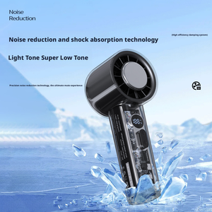 Tùy Chỉnh Im Lặng Không Thấm Nước Cầm Tay <span class=keywords><strong>Fan</strong></span> Hiển Thị Kỹ Thuật Số Mini Có Thể Sạc Lại <span class=keywords><strong>Fan</strong></span> Cho Văn Phòng & Ngoài Trời - Product Image 6