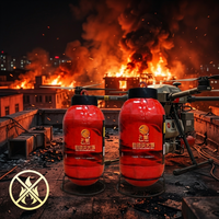 Système de lutte contre les incendies par drone intelligent avec bombe extinctrice de poudre sèche de 30 kg pour la suppression d'incendies dans les immeubles de grande hauteur