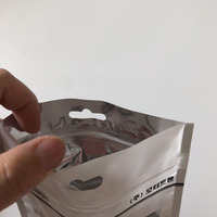 Sac d'emballage pour câble de téléphone en plastique PP laminé transparent personnalisé de haute qualité, fermeture éclair, impression en gravure, recyclable
