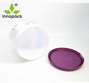 Seau en plastique de 16 kg avec couvercle, personnalisable, en matériau PP de qualité alimentaire, résistant aux hautes températures - Product Image 3