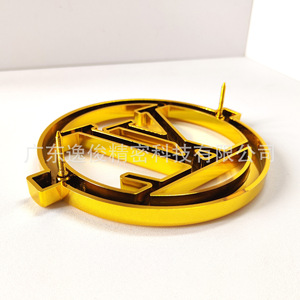 <b>Gold</b> Letter <b>Sofa</b> Decorative Buckle Warm <b>Gold</b> Plastic Customizable Contemporary Furniture Hardware 150x130mm - Product Image 4