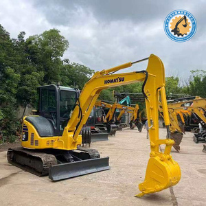 Excavadora Hidráulica Compacta Usada Komatsu PC55 Fabricada en Japón, Ideal para Trabajos de Jardinería y Granja - Product Image 1