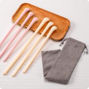 Pajitas de Silicona Antiarrugas para Vasos Stanley de 20/30/40 OZ, Reutilizables, Suaves, Aptas para el Contacto con los Labios, Pajitas Largas de Silicona Sin Arrugas - Product Image 1