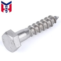 A2 Stainless Steel Wood Screws Torx Flat Head Threaded Nails Customizable Lengths for Building Construction