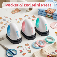 Presse à chaud portable mini, adaptée à diverses applications d'impression, conception anti-brûlure, machine d'impression par transfert thermique