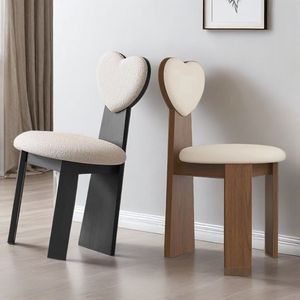 Sedia da Pranzo Moderna in Legno di Frassino Bianco con Rivestimento in Pelliccia d'Agnello, Design Minimalista dello Schienale per Cucina, Caffè o Bistrot - Product Image 2