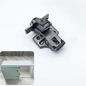 180 Degree Modern Two-way Soft Closing Hydraulic Hinge Folding Cabinet <b>Door</b> for Living Room Home Office Bedroom Kitchen Hotel - Product Image 1