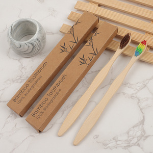 Cepillo <span class=keywords><strong>de</strong></span> <span class=keywords><strong>Dientes</strong></span> Ecológico Original, Ecológico y Sostenible, al por Mayor, con Logotipo Personalizado, <span class=keywords><strong>de</strong></span> Madera <span class=keywords><strong>de</strong></span> Bambú Biodegradable, Muestra Gratuita, Cepillo <span class=keywords><strong>de</strong></span> <span class=keywords><strong>Dientes</strong></span> Suave - Product Image 1