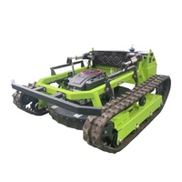 Tondeuse à gazon télécommandée avec débroussailleuse robotisée 800/1000/1200 mm, moteur essence/diesel sans fil de qualité DIY pour propriétaires d'animaux