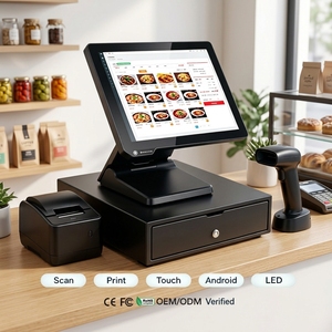 Terminal de point de vente tactile 15 pouces, <span class=keywords><strong>PC</strong></span> <span class=keywords><strong>Windows</strong></span>, Wi-Fi 6, garantie 1 an, logiciel de caisse enregistreuse pour petites entreprises - Product Image 1