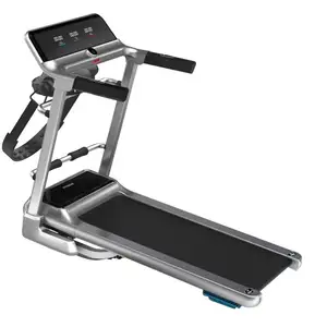 Mesin latihan berlari Gym berjalan dalam ruangan, Treadmill listrik melengkung dengan tampilan LED
