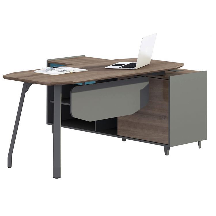Gokeng Mobilier De Bureau Plus Récent unique en forme de L pdg bureau exécutif mobilier de bureau