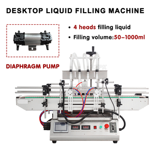 Línea de máquina de embalaje de llenado y etiquetado automático de escritorio HZPK 500ml - Product Image 3