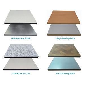 Panneau de sol en aggloméré antistatique professionnel, design couleur bois, conforme à la norme EN pour les bureaux et les salles de serveurs - Product Image 2