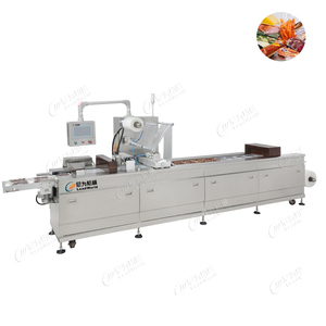 <span class=keywords><strong>Machine</strong></span> d'emballage sous vide thermoformante entièrement automatique pour céréales, noix, jambon et saucisses - Product Image 1