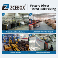 ZCEBOX LWHT-24 24 modules DIN, tableau de distribution modulaire étanche IP65 pour revendeurs en gros