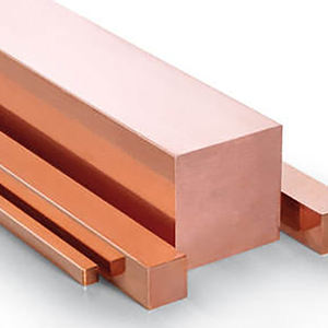 Barre de cuivre <span class=keywords><strong>bronze</strong></span> pur à 99,99 % C18150, <span class=keywords><strong>tige</strong></span> de cuivre à motif carré, norme ASTM - Product Image 1