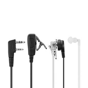 Intercomunicador manos auricular aire tubo acústico auricular Walkie Talkie para $TERM impacto Baofeng 2 Pin PTT micrófono K Puerto UV-5R CD 300 - Product Image 4