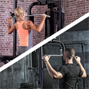 CZFIT 2026 NOUVEAU LongGlory Barres d'entraînement robustes en acier confortables pour la gym, 15 ensembles de poignées intégrées pour entraînement de traction, unisexe - Product Image 6