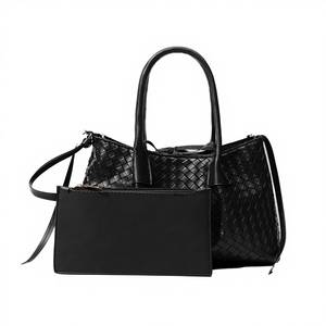 Handwoven Vegetable <b>Basket</b> <b>Bags</b> for Women 2025 New Fashionable Versatile Handbags Zipper Polyester Carry <b>Bags</b> - Product Image 2