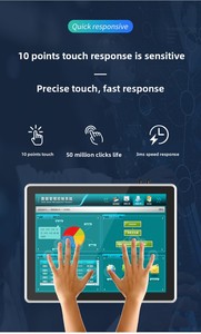 <span class=keywords><strong>17</strong></span> inch Nhựa trường hợp Rear View LCD màn hình màn hình 1280*1024 với Non-Touch BNC VGA HD-MI cho công nghiệp xe buýt TV <span class=keywords><strong>TFT</strong></span> hiển thị - Product Image 4