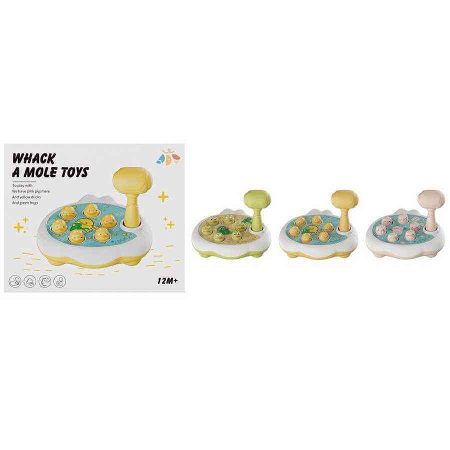 Cute 3-Outfit Whack-a-Mole Board Game Fun Interactive Puzzle for All Ages