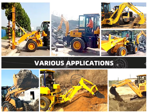 Retroexcavadora Bidireccional de 3 y 5 Toneladas | Motoniveladora Diésel 4x4 4WD | Certificada ISO9001/SGS para Construcción, Agricultura, Espacios Estrechos - Product Image 4