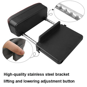 Có thể điều chỉnh phổ da xe trung tâm giao diện điều khiển Pad PU Da + ABS lưu trữ hộp phía trước khuỷu tay hỗ trợ nâng Tính năng biểu tượng tùy chỉnh - Product Image 4