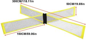 Durable Cross <strong>Volley</strong> <strong>Ball</strong> Training <strong>Net</strong> Sports Badminton Game <strong>Net</strong> - Product Image 2