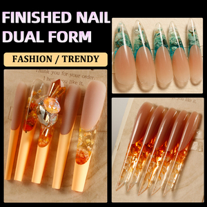 French Nail Sticker Guides Silicone Pad Quick Building Dual Form Soft Mold Extension Tips - Product Image 2