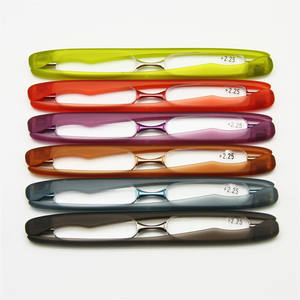 2025 Moda Ultraleve Óculos De Leitura <span class=keywords><strong>Mini</strong></span> 360 Graus Leitor Dobrável, Dobrável Presbiopia Hipermeopia Óculos Homens Mulheres - Product Image 2