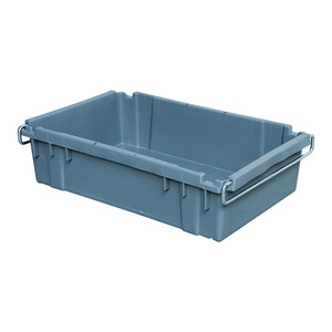 YP Iron Ear Box Series <b>Stackable</b> Plastic <b>Crates</b> PEPP Injection Molding Workshop Storage Turnover <b>Crates</b> Gray Blue Other Colors - Product Image 3