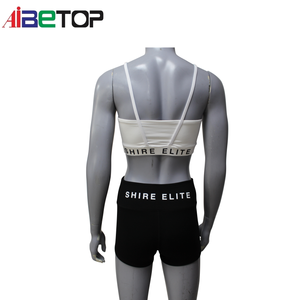 Nouveaux costumes de danse personnalisés en sublimation, bleu et noir, pour la pratique et l'entraînement, vêtements de danse, vêtements d'entraînement pour les cheerleaders - Product Image 3
