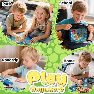 Grand puzzle géographique des États-Unis de 46 pièces (91x61 cm) pour enfants, avec paysage <span class=keywords><strong>et</strong></span> culture, puzzle de plan du sol des États-Unis, puzzle de carte des États-Unis - Product Image 6