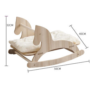 Luxury <b>Cat</b> <b>Tree</b> Scratcher Wooden Horse Platform Hemp Rope Integrated <b>Cat</b> House Toy Large <b>Small</b> Luxury Villa <b>Cat</b> Climbing Frame - Product Image 6