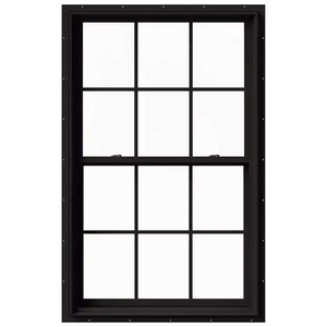 Alliage d'aluminium Résidentiel Double Verre Florida Approved Vertical Noir Simple/double Hung <span class=keywords><strong>Sling</strong></span> windows with Screen - Product Image 3