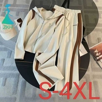 Ensemble de survêtement pour femme, sweat à capuche et pantalon large, nouvelle collection 2025