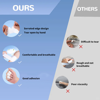 Bande de contention athlétique Leukotape biodégradable en coton et bambou, multicolore, pour fixation articulaire, soins des blessures sportives