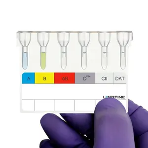 LONGTIME AB0/Rh Blood Typing Kit für schnelle Tests der Neugeborenen-Anti-DAT-Empfindlichkeit gegenüber mütterlichen Antikörpern