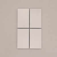 Interrupteur mural intelligent 4 voies 4Gang KNX, panneau tactile en aluminium, installation facile, style luxueux, norme américaine, indice de protection IP21, 1000W