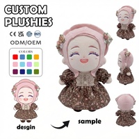 Fabricant de jouets en peluche personnalisés – Poupée mignonne et moelleuse en robe florale – Échantillon de conception – Objets de collection de style vintage – Peluche personnalisée Hazbin Hotel