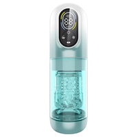 Godet de masturbation automatique rotatif pour hommes, 7 fréquences de vibration, masturbateur extensible, TPE premium, étanche IPX7, USB