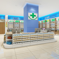 Comptoir de Caisse Mobile avec Vitrine d'Exposition pour Cigarettes pour Magasins, Boutiques, Pharmacies