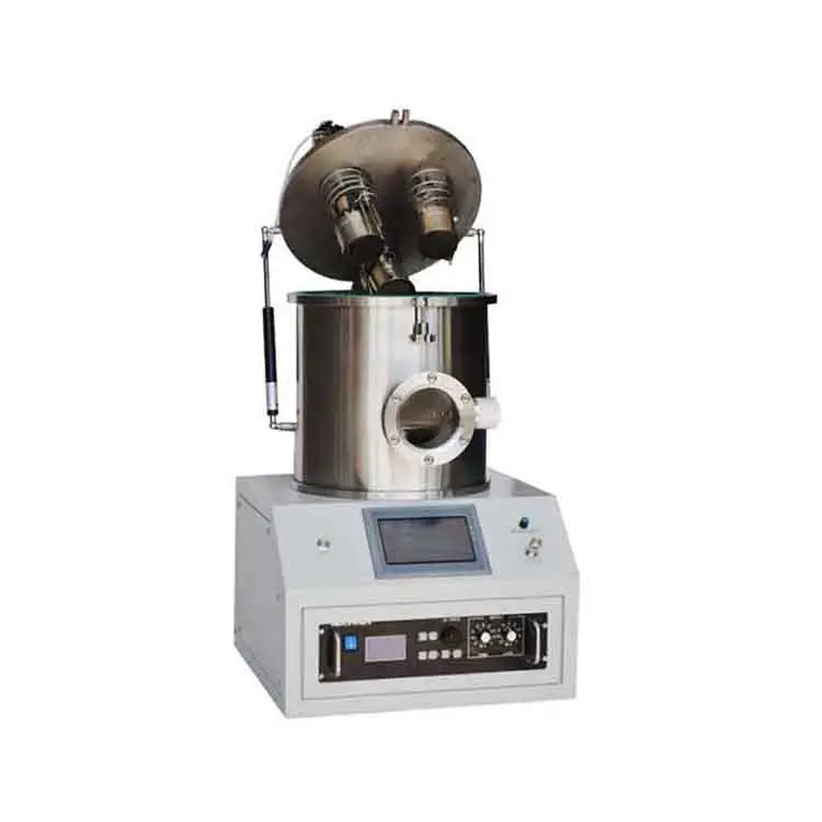 lab mini three targets RF magnetron co-sputtering machine with 100W rf power