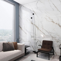 Panneau Mural Flexible Moderne 1200 X 2400, Plaque UV, Feuille de Marbre PVC Décorative, Imperméable et Ignifuge, Revêtement Mural