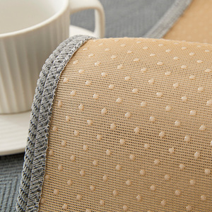 Chenille Herringbone <b>Sofa</b> <b>Cover</b> 190-230cm Non-Slip Stain Resistant Solid Color Pad Type <b>Sofa</b> Cushions Machine Washable - Product Image 4