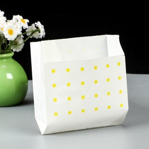 Customized Take Away Food Grade Korean Fast Food Paper <b>Hot</b> Dog Restaurant to Go Fried Chicken Burger Packaging Bag - Product Image 5